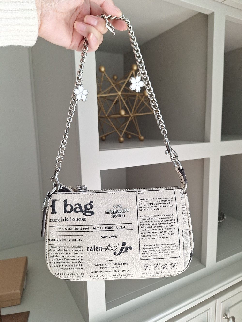 NWT Coach Nolita 19 With Newspaper Print CDC27 - Picture 2 of 11